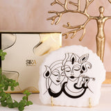 Radha-Krishna Divine Love Stone Plate