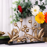 Entwined Golden Pomegranate Sculpture